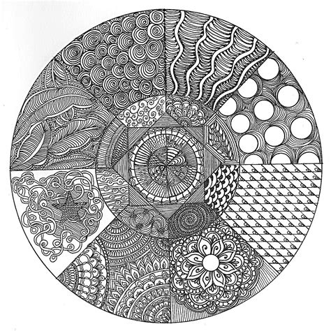 Circle Zentangle | I worked on this for the last two days. I… | Flickr