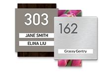 Custom Room Number Signs for Offices, Schools & More