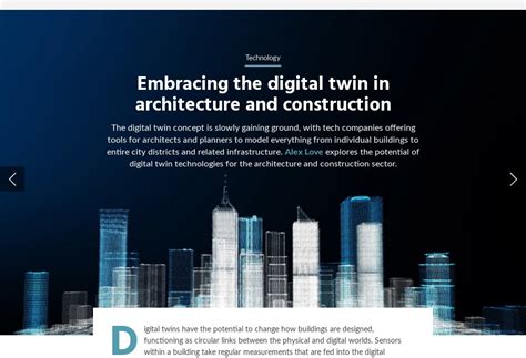 Embracing the digital twin in architecture and construction - Design & Build Review | Issue 62 ...