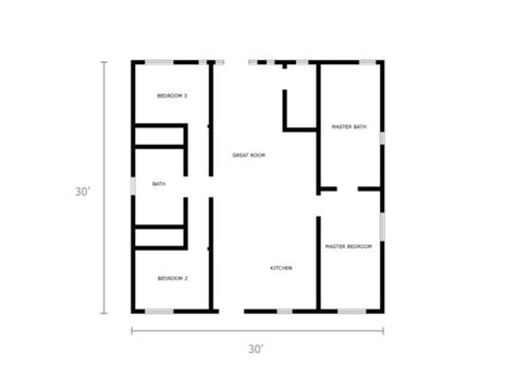 Best 30X30 Metal Building Floor Plans Happy – New Home Floor Plans