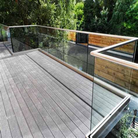 Aluminium Stair Handrail/Glass Railing/Deck Railing - Glass Railing and Deck Railing