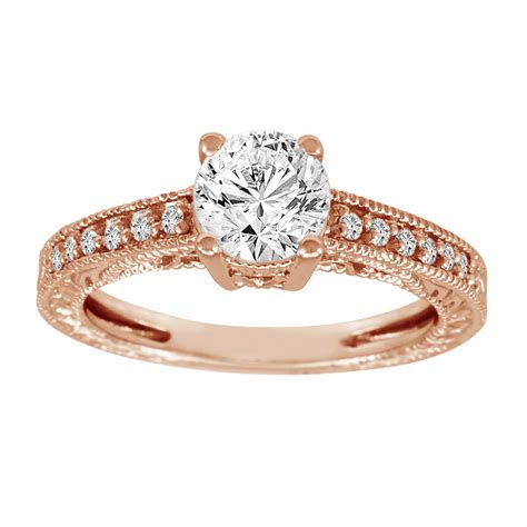 18kt Rose Gold Solitaire 0.38ct Diamond Engagement Ring