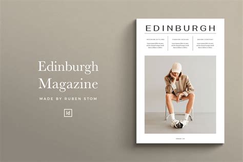 Edinburgh Magazine | Magazine Templates ~ Creative Market