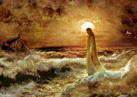 Christ Walking on Water (5x7 Print) - Deseret Book