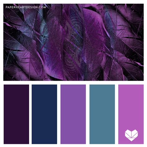 Color Palette: Pleasantly Purple — Paper Heart Design