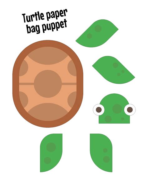 Paper Bag Puppets - 10 Free PDF Printables | Printablee