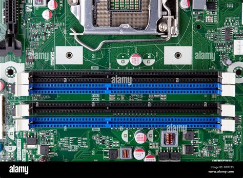 DDR RAM slots on motherboard Stock Photo: 84231457 - Alamy