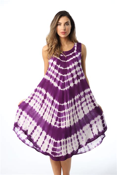 Riviera Sun - 21802-PUR-3X Riviera Sun Dress Dresses for Women (Purple / White, Large) - Walmart ...