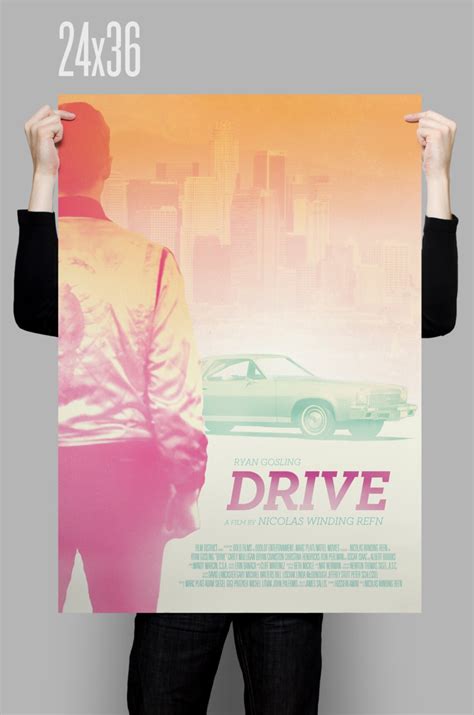 Drive Poster // Ryan Gosling // Movie Print // Home Decor // 11 X 17 // A3 // RIBBA 290 X 390mm ...