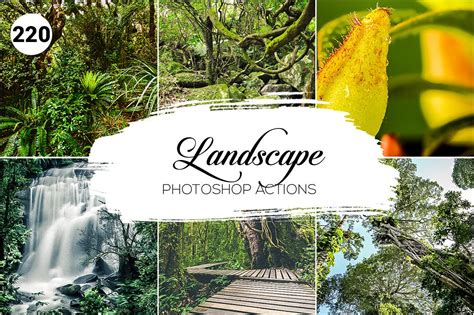 220 Landscape Photoshop Actions | Actions ~ Creative Market