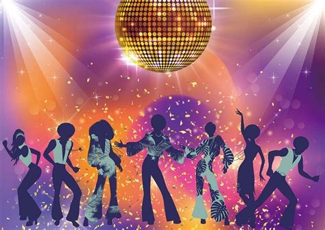 Photo Backgrounds DANIU Dance Disco Party Backdrop Vintage 70s Shining Neon Stage Photography ...