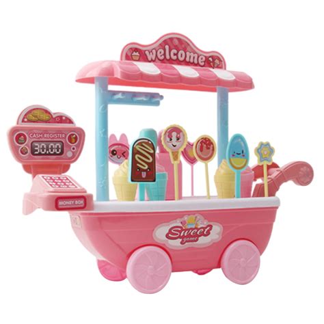 Black and Friday Deals Kids Kids Toys Ice Cream Truck Girls Simulation Little Trolley Candy ...