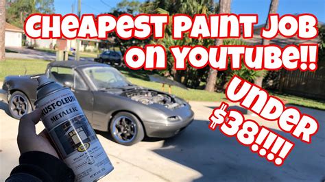 Cool Spray Paint Ideas That Will Save You A Ton Of Money: How To Spray Paint A Car Bonnet With Cans