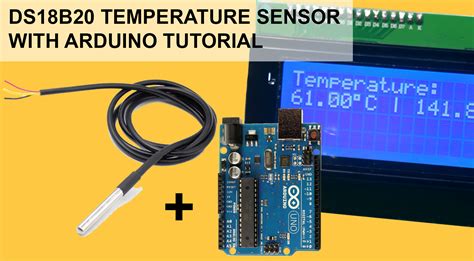 How to use DS18B20 temperature sensor arduino display LCD