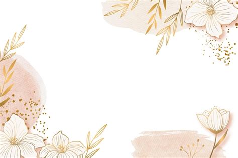 Premium Vector | Hand drawn floral background