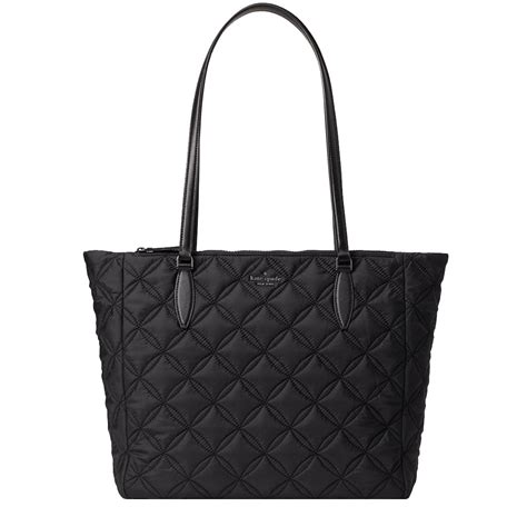 Kate Spade Jae Quilted Large Tote Bag in Black wkru7035 – PinkOrchard.com