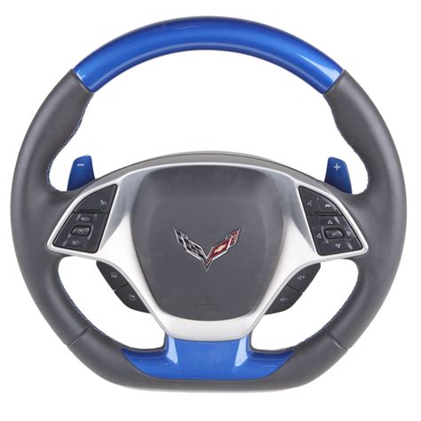 Corvette C7 – Color-Matched Custom Steering Wheel