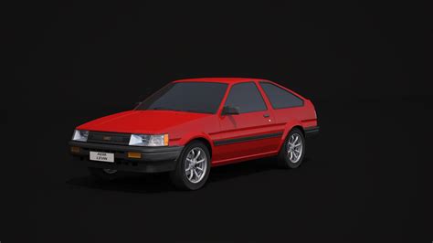 Toyota Ae86 Levin - 3D - TurboSquid 1502063