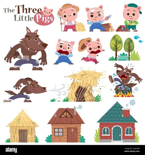 Three Little Pigs Clipart Three Little Pigs Clip Art Three