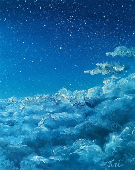 Moonlight Painting Night Sky Oil Painting Original Art Moon | Etsy