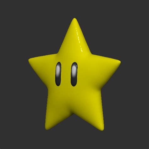 STL file Mario Star ⭐・Template to download and 3D print・Cults