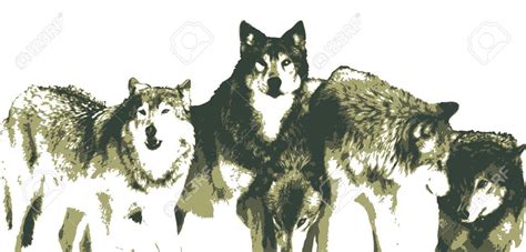 Wolf Pack Drawing at GetDrawings | Free download