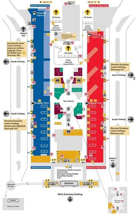 Atlanta Airport Map - Guide to ATL Terminals & Concourses