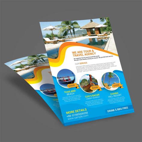 13 Travel Brochure Design Templates Images – Travel Brochure Intended For Word Travel Brochure ...