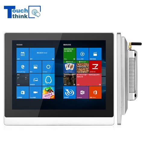 Industrial Panel PC with Touch Screen 12 Inch Support Windows7/8/10 ...