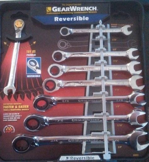 Find GearWrench Reversible Ratcheting Wrench Set Standard SAE Inch 8 pc. 44003 in Washougal ...