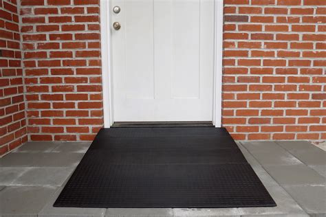 Customized Rubber Threshold Ramps for Safe Mobility