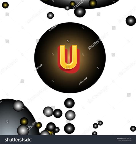 U Letter Logo Black White Backgroundu Stock Vector (Royalty Free) 1602366184 | Shutterstock