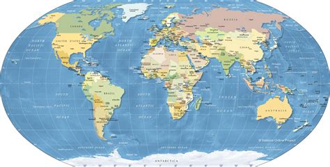 World Map - Political Map of the World - Nations Online Project