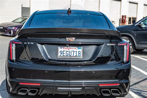 Cadillac CT5-V Blackwing Carbon Fiber Rear Spoiler (Clear Coat & Polished)