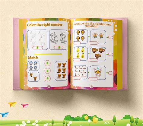 Kids' drawing book - Numbers on Behance