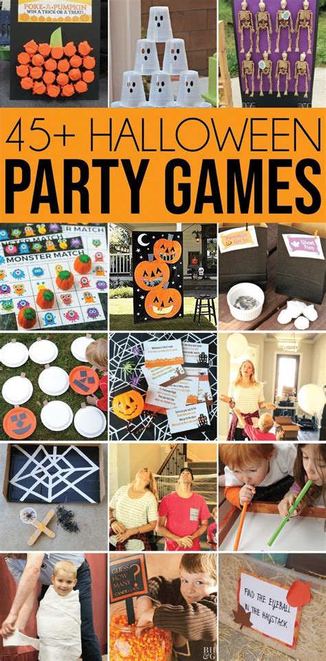 70 Awesome Halloween Games for All Ages | Birthday halloween party, School halloween party ...