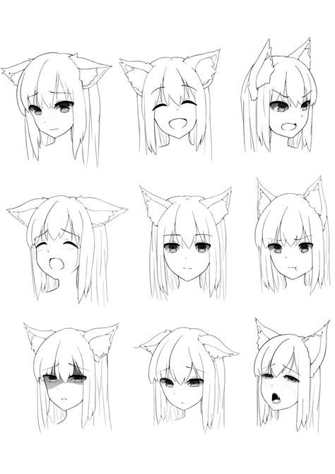 Anime girl face expression by SamC0212 on DeviantArt