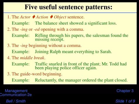 PPT - Five useful sentence patterns: PowerPoint Presentation, free download - ID:1255499