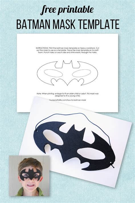 How To Make a Batman Mask