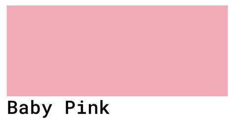 Baby Pink Color Codes - The Hex, RGB and CMYK Values That You Need