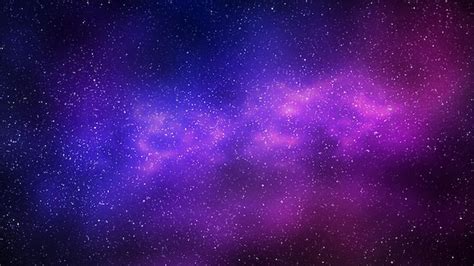 Premium Photo | Night starry sky and bright purple blue galaxy horizontal background 3d ...