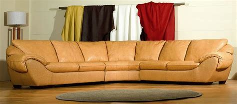 High End Curved Sectional Sofa in Leather - Modern - Sectional Sofas - miami - by Prime Classic ...