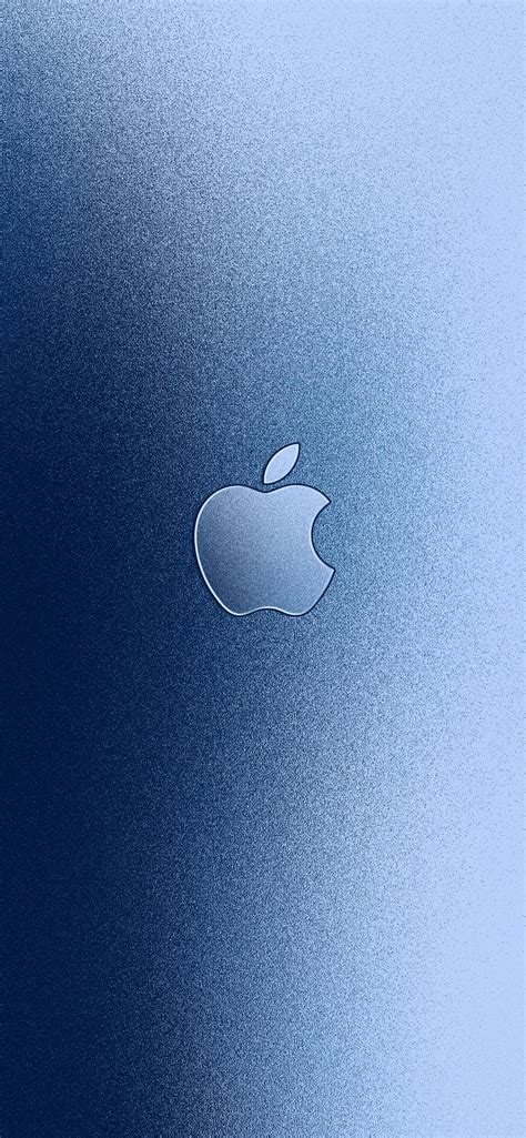 Aluminum Apple logo wallpapers for iPhone