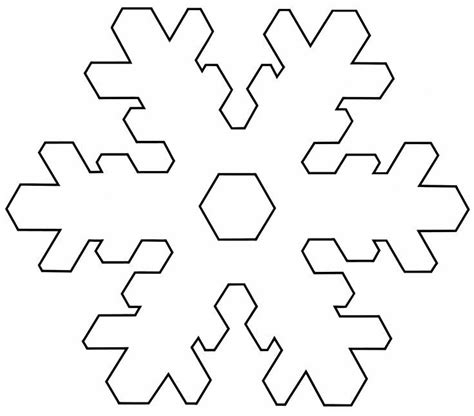 Image result for templates for felt snowflakes | Plantilla de copo de nieve, Dibujos de navidad ...