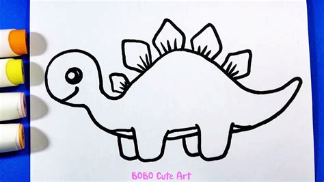 easy dinosaur drawing cute - They Were All Right Binnacle Diaporama