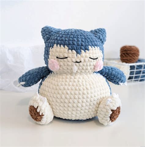 Baby Snorlax Amigurumi Crochet Pattern Digital File - Etsy