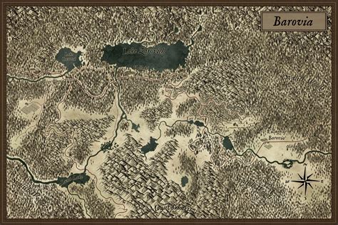 Updated Map of Barovia (Color, No Color, With/Without Labels) : r/CurseofStrahd