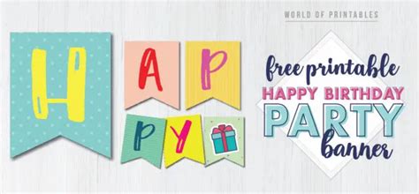 Free printable banner letters