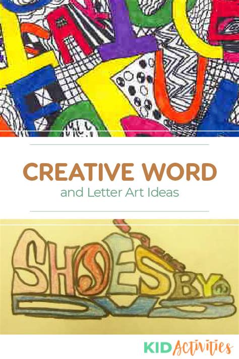 11 Creative Word Art Ideas for Kids