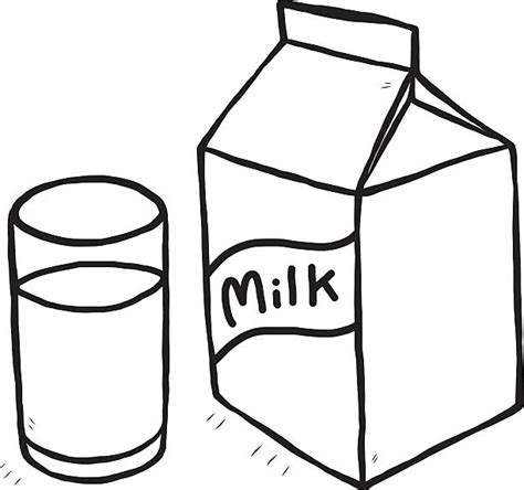 Black And White Cartoon Milk Bottle Clip Art, Vector Images & Illustrations - iStock